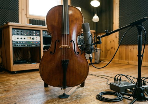 Image showing cello mic